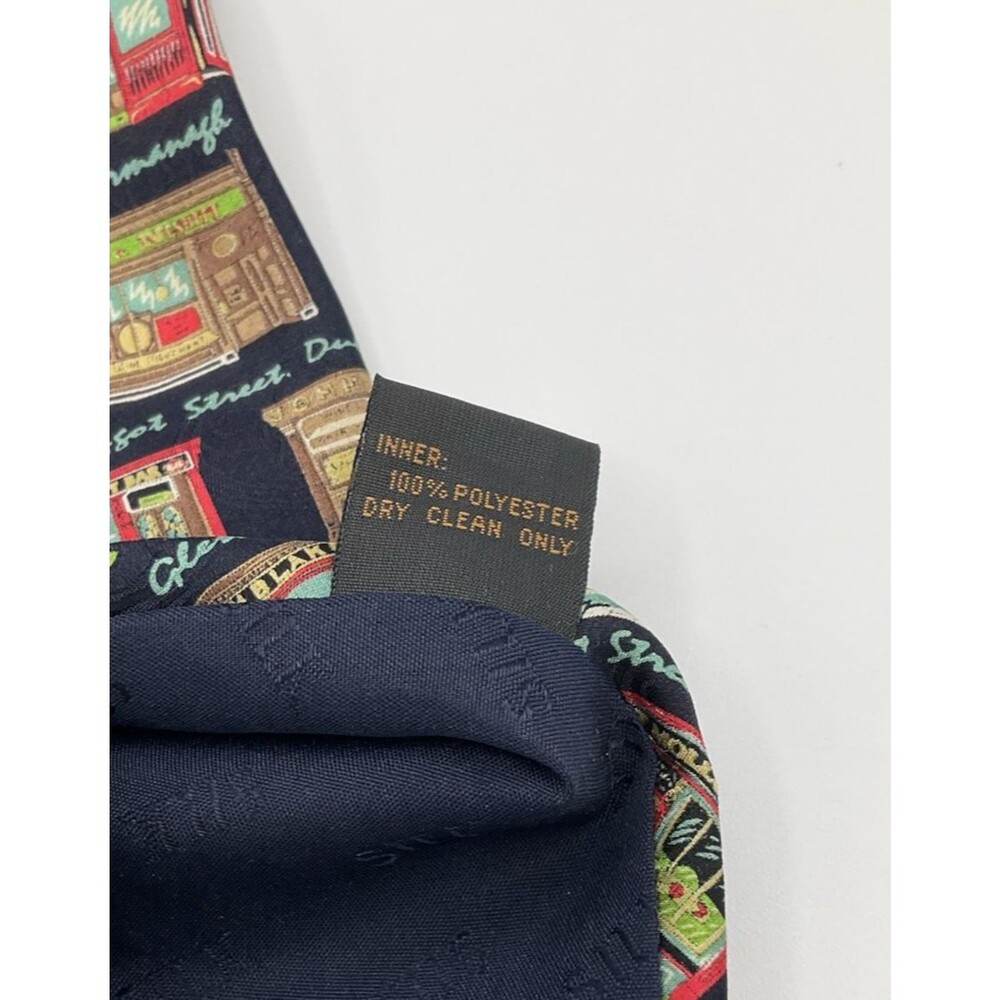 Traditional Craft Pubs of Ireland Silk Tie 59 x 4 Blue Kilkenny Westport Beer - Picture 5 of 6